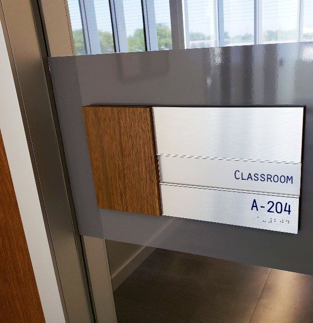 Classroom sign