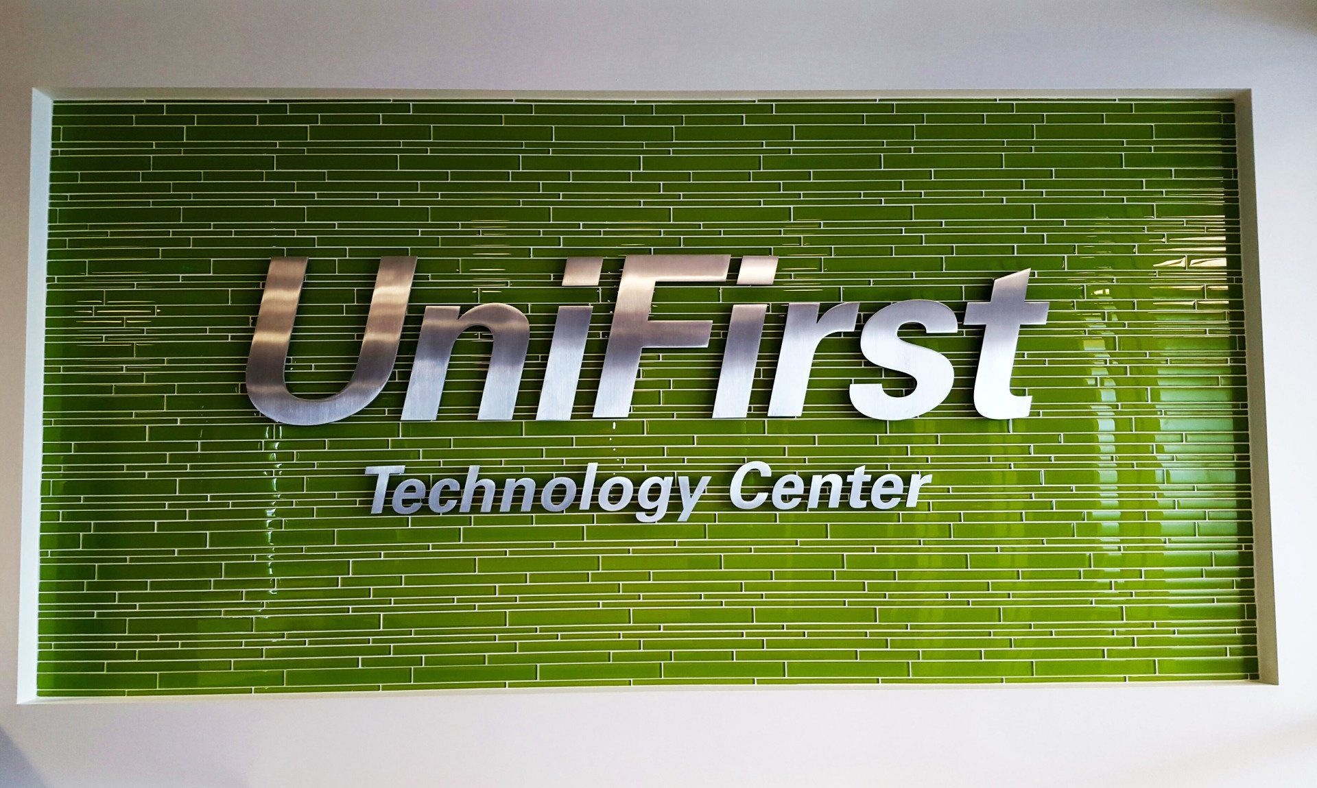 Interior dimensional signage