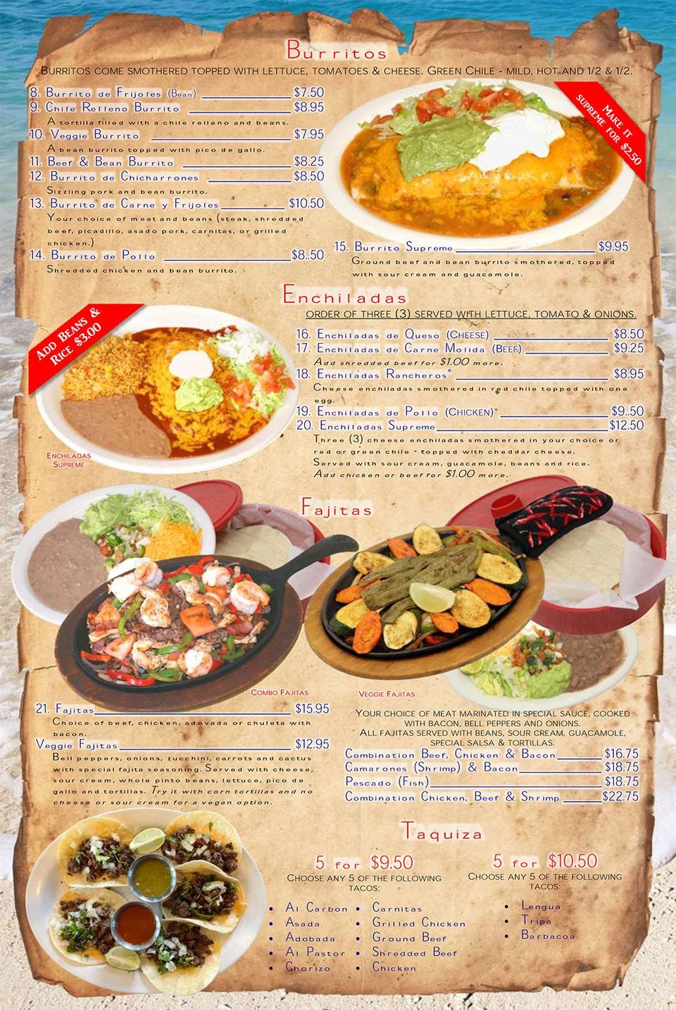 Full Menu Food Menu Golden Co
