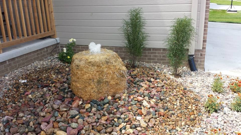 Boulder installation