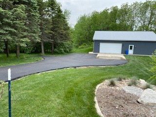Asphalt driveway