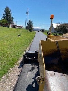 New asphalt paving
