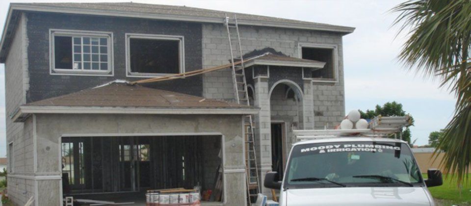 House being constructed