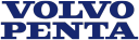 Volvo Penta logo in blue text on a white background