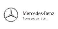 The logo for mercedes benz trucks you can trust.