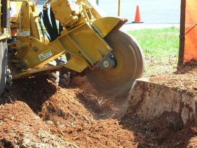 Stump grinding