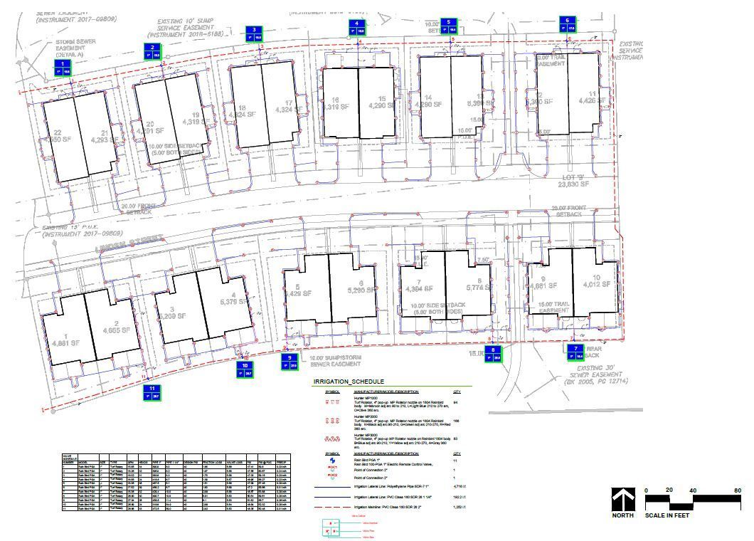 A site plan showing multiple buildings and streets