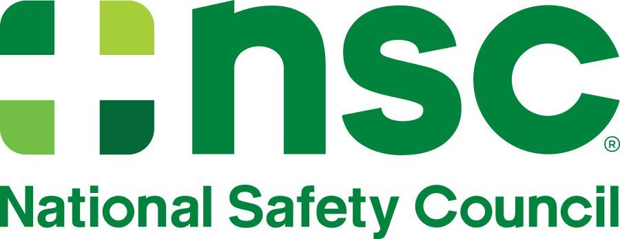 A green and white logo for the National Safety Council