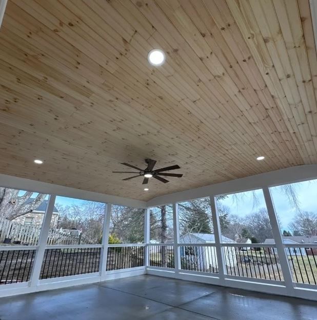 porch build, new porch installation