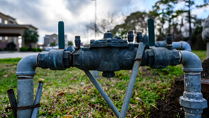 Water main pipe with back flow prevention