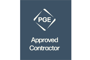 PGE approved contractor logo