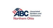 Logo for Associated Builders and Contractors Northern Ohio with an American flag and the letters ABC.