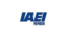 IAEI member logo with blue letters on a white background.