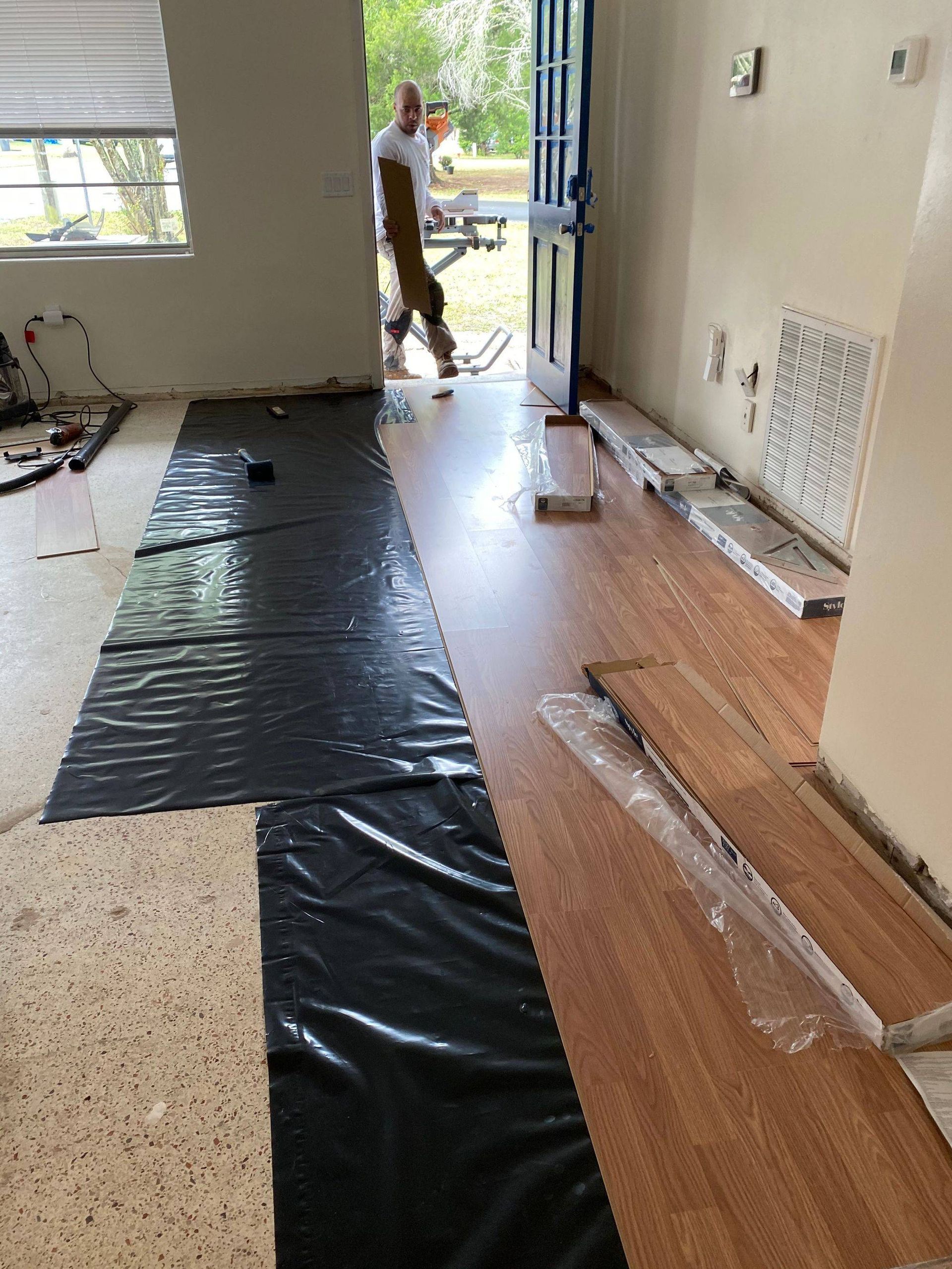 wood floor install