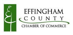 Effingham County Chamber of Commerce logo with a green tree graphic and text.