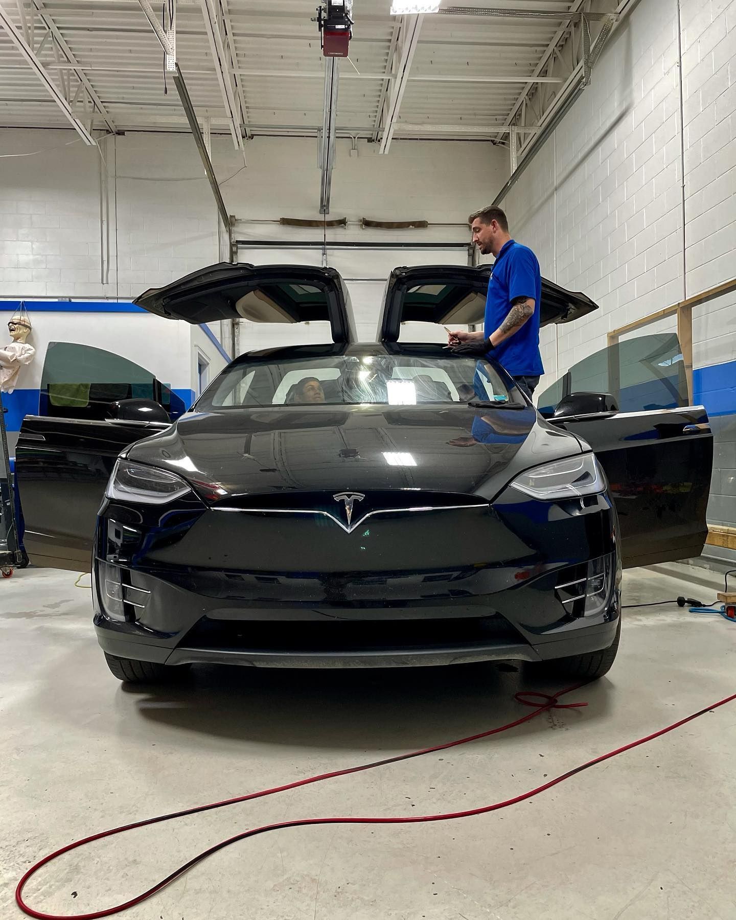 Tinting service installation