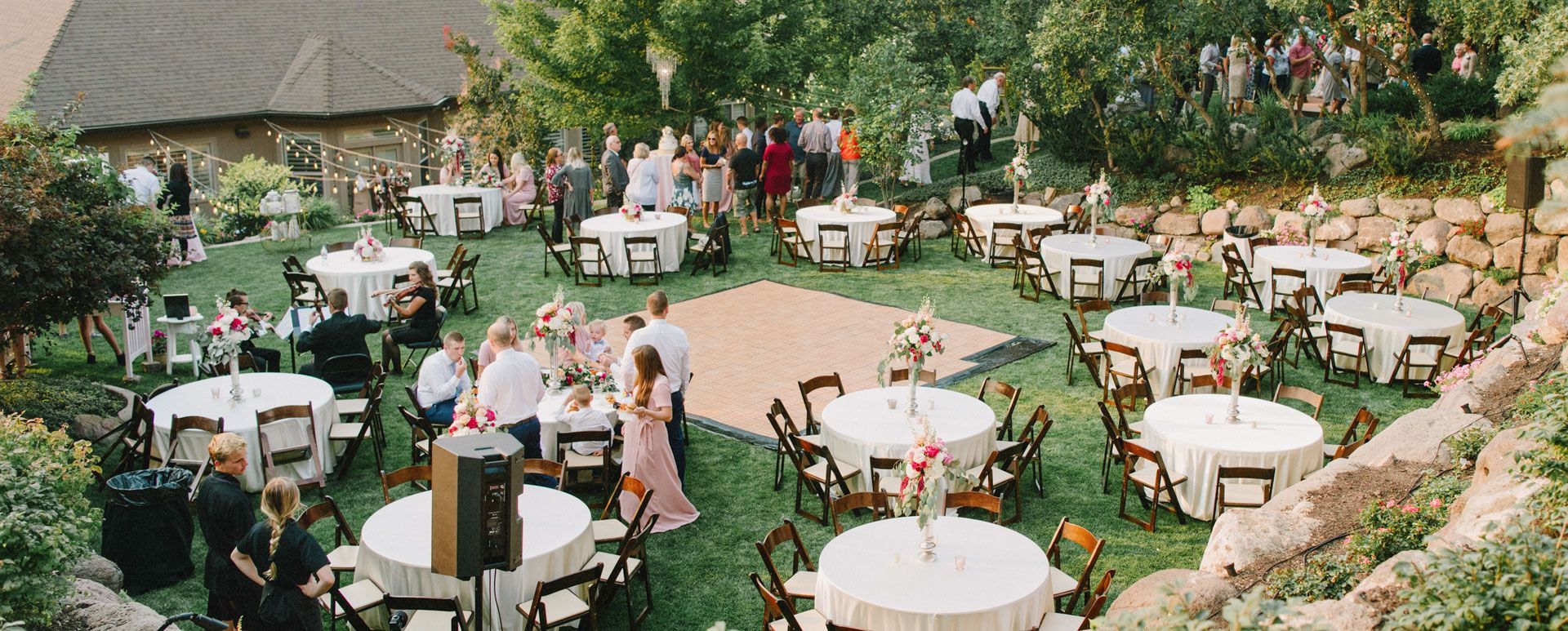 beautiful wedding outside