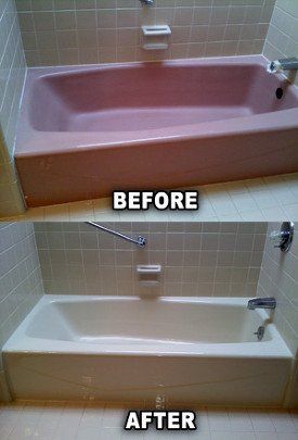bathtub before and after