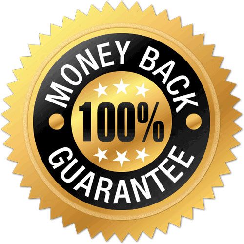 Money back guarantee seal