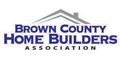 Brown County Home Builders Association logo with a house icon above the words.