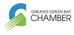 Logo of the Greater Green Bay Chamber: blue 