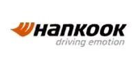 Hankook logo with orange wing design and black text