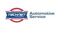 TechNet Automotive Service logo. Blue and red emblem with