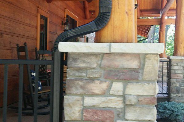 Newly installed gutter