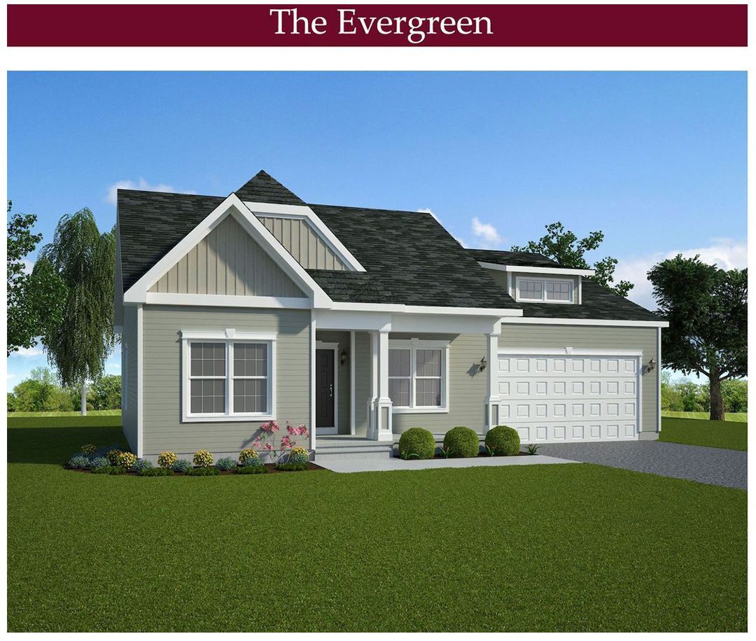 An artist's impression of a house called The Evergreen