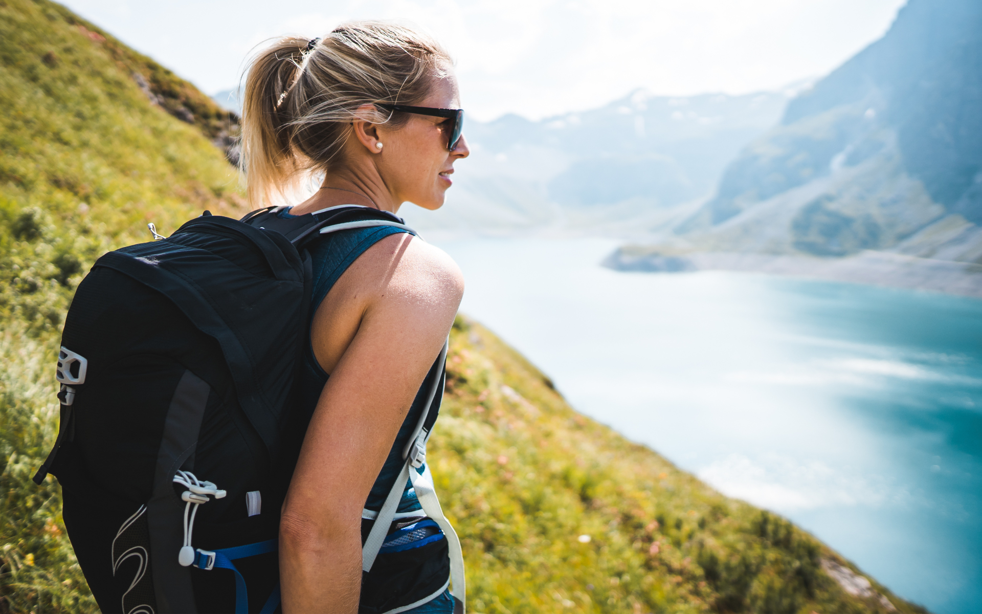 Gray background with the words 