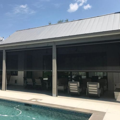 roller shades installed