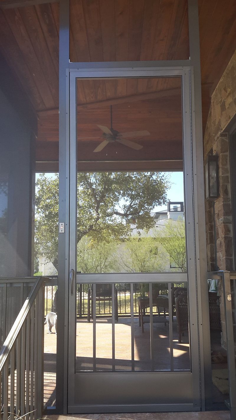 Screen room installation