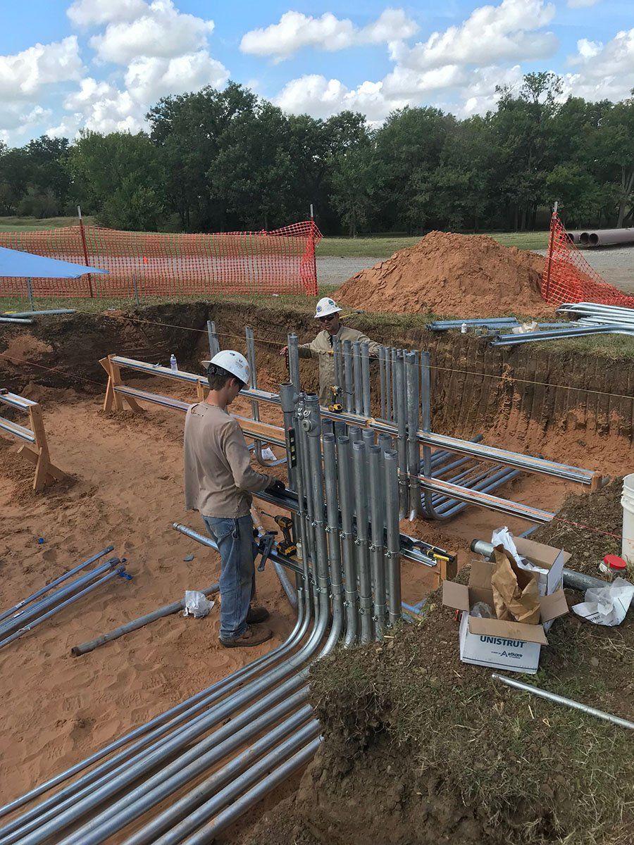 Oilfield electrical construction