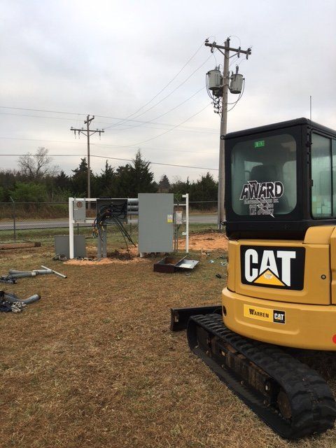 Oilfield electrical construction