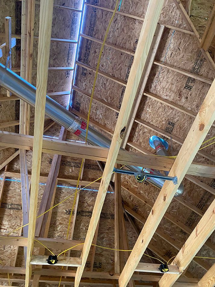 Fireplace installation