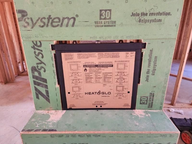 Fireplace installation