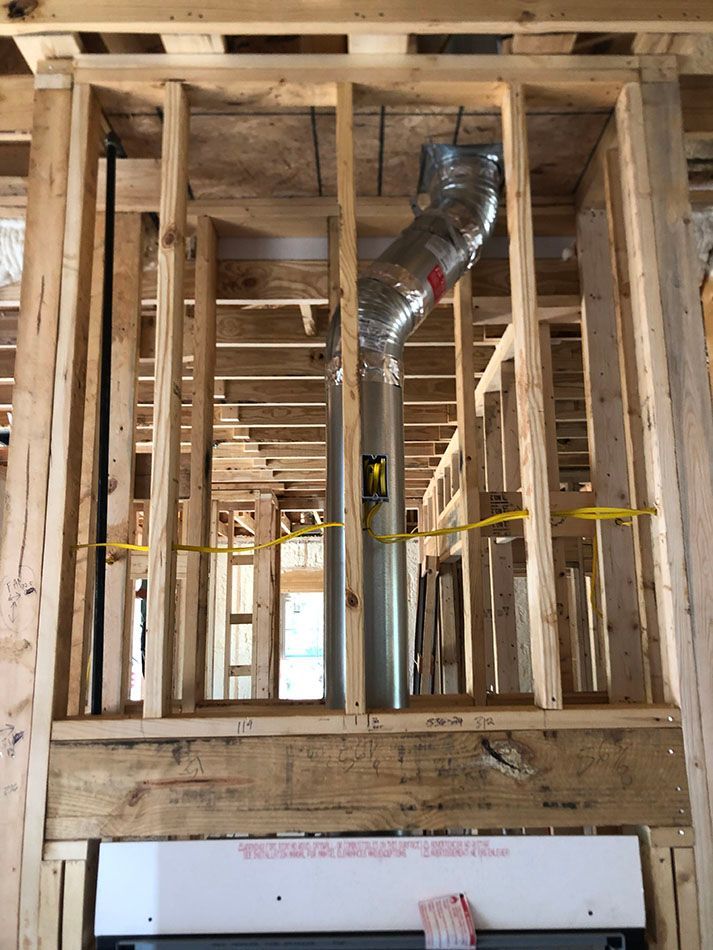 Fireplace installation