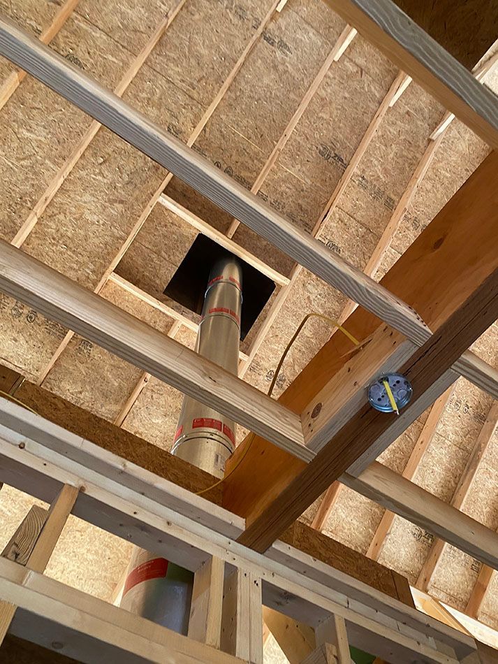 Fireplace installation