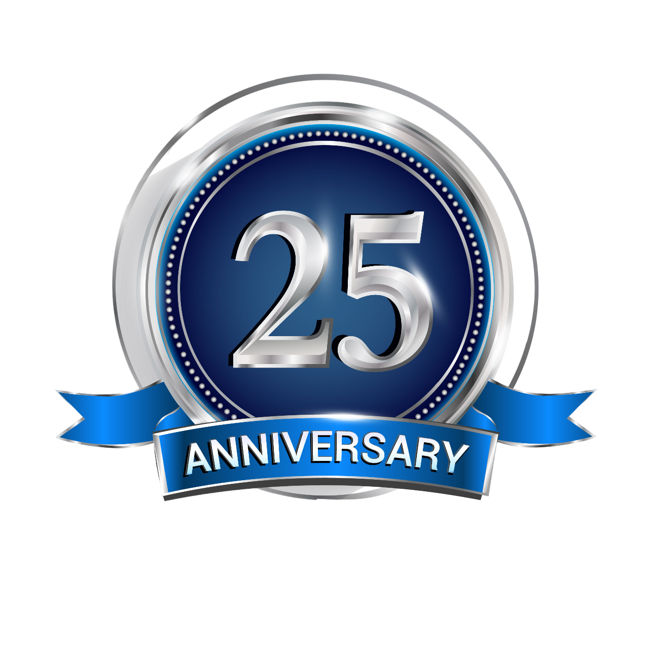 25th anniversary badge