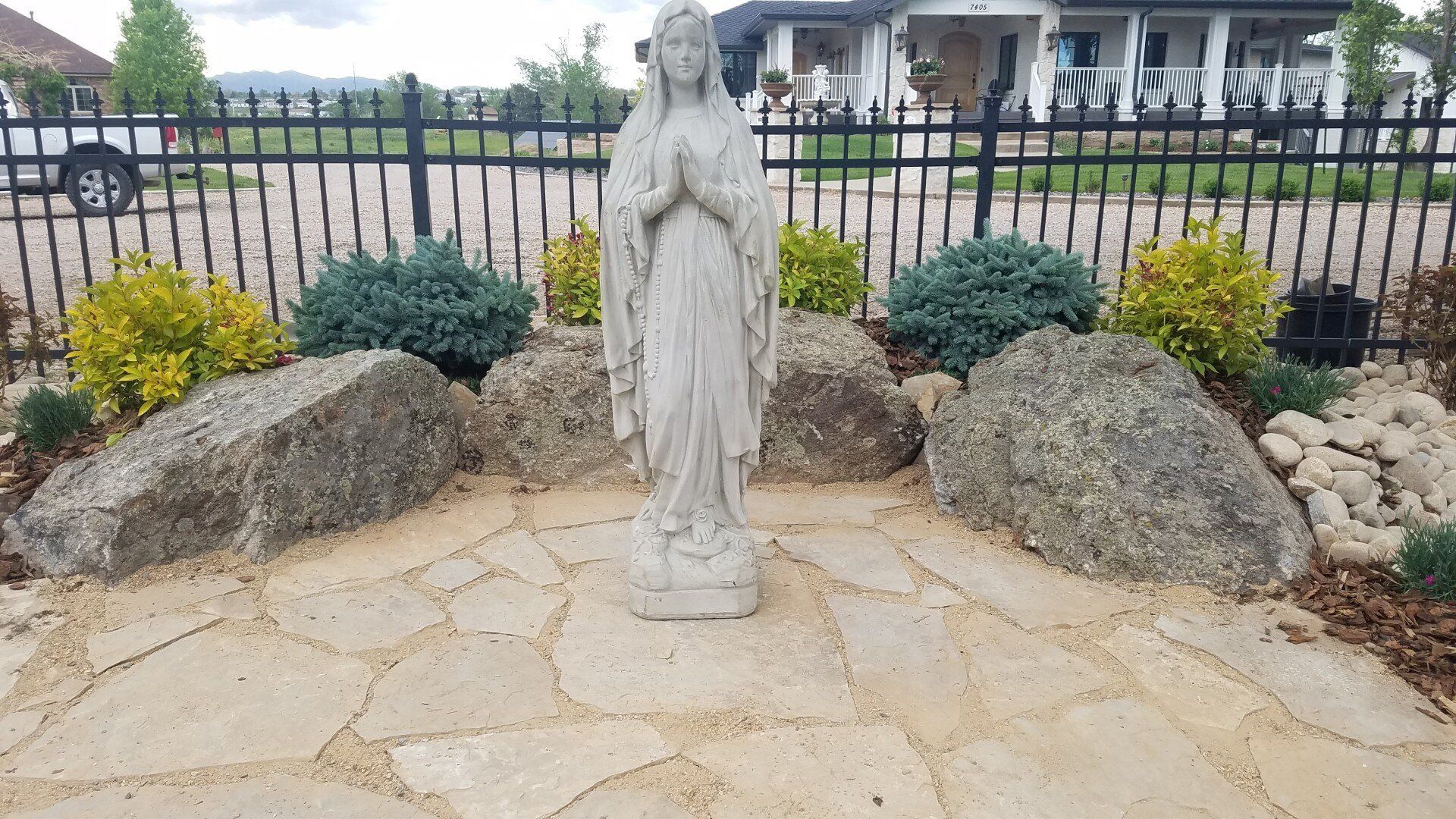 Residential Statue After