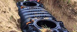 Septic tank installation