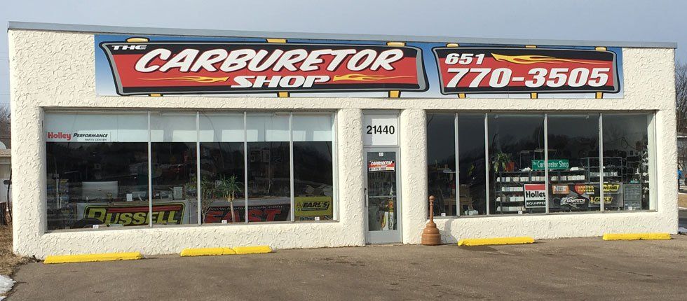 The Carburetor Shop of Minnesota - outside of store