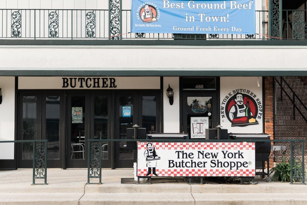 New York Butcher Shoppe's storefront