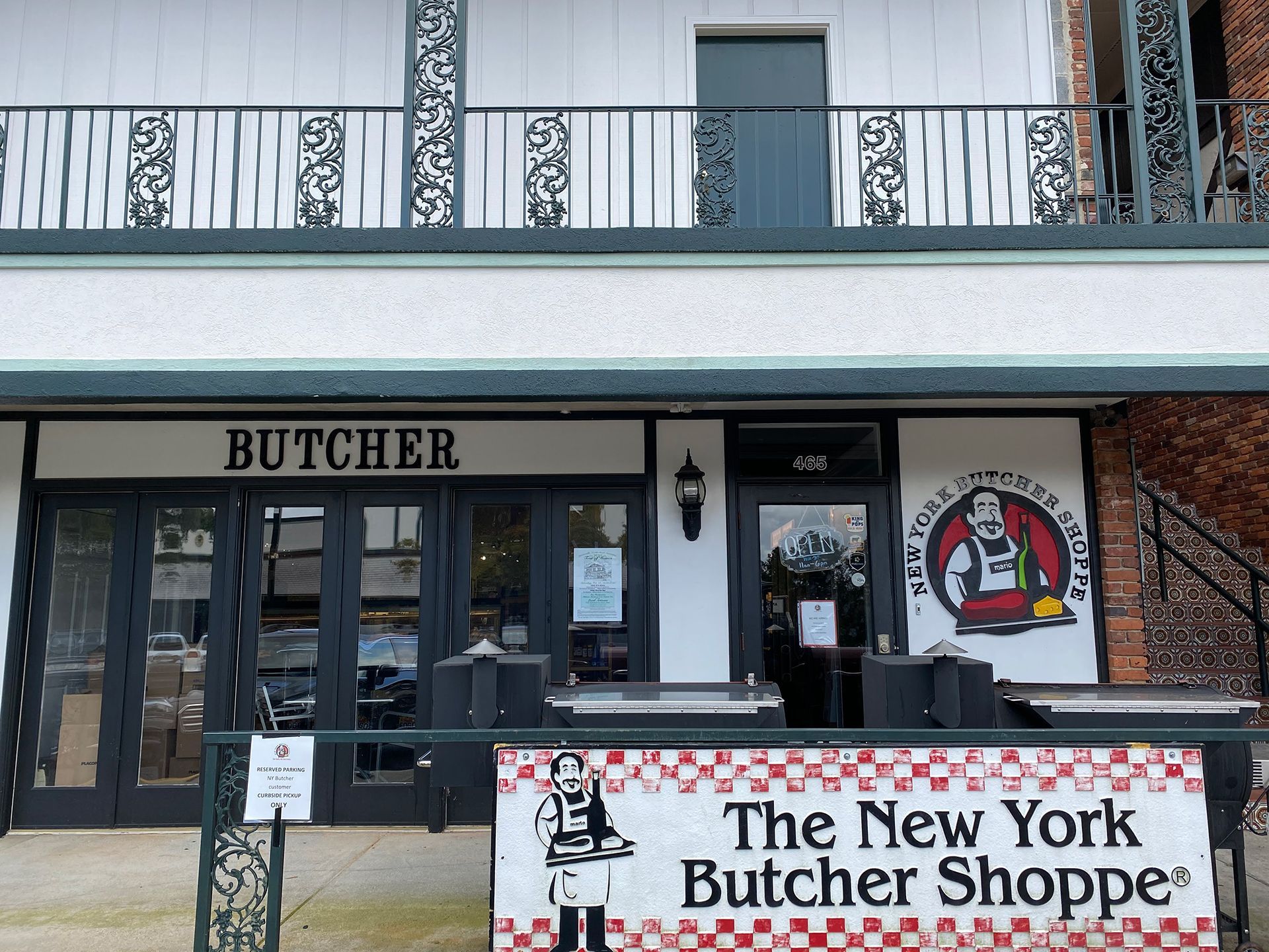 Butcher shop exterior