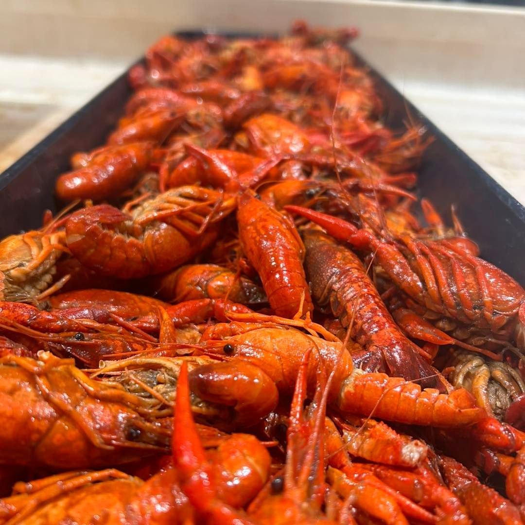 Cooked crawfish