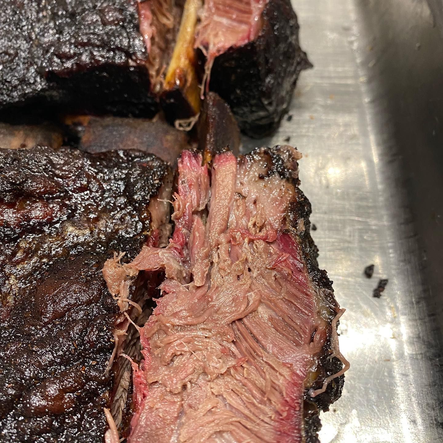Smoked short ribs