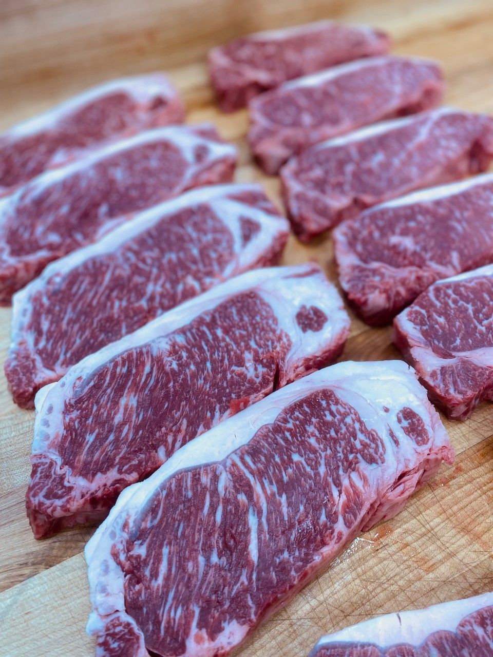 Prime NY strips