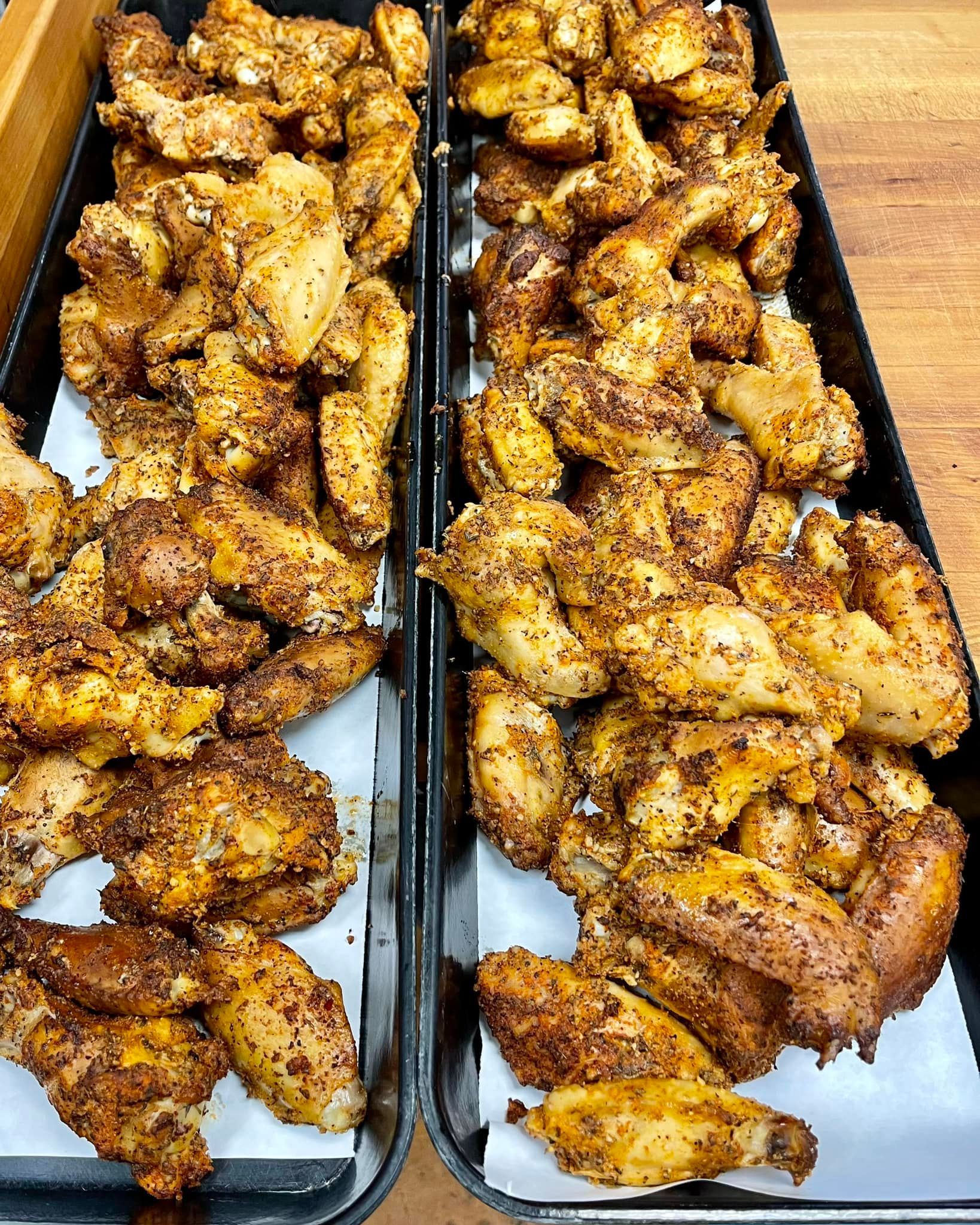 Smoked chicken wings