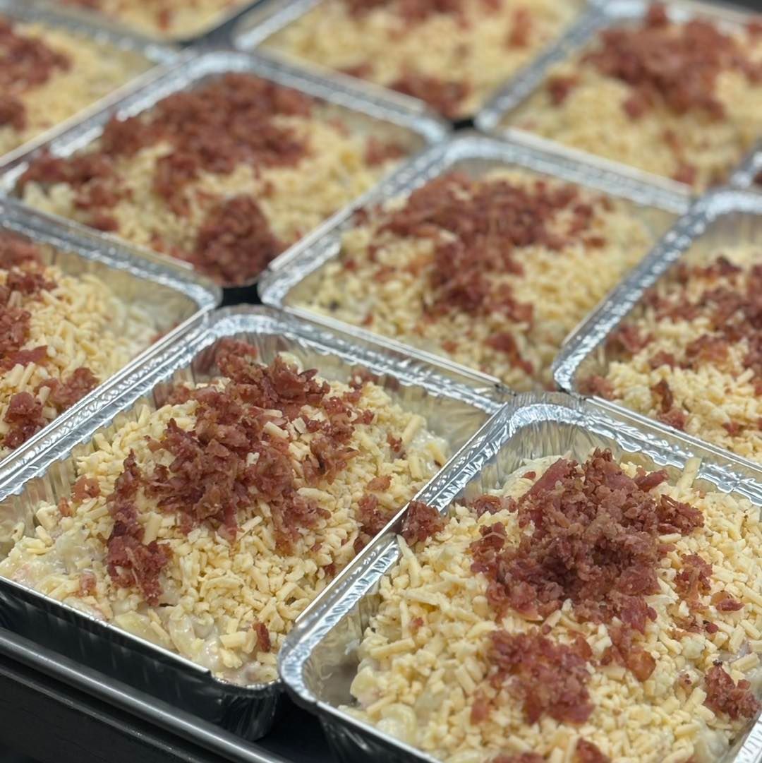 Smoked bacon Gouda mac and cheese