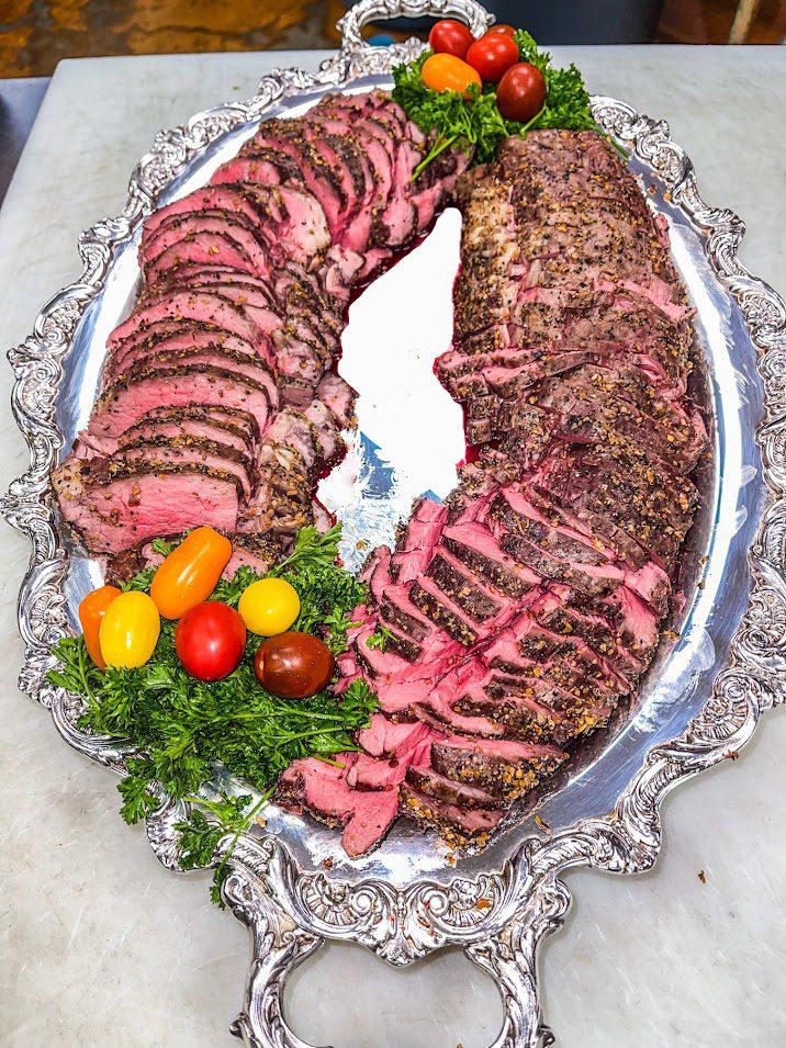 Tenderloin on a platter